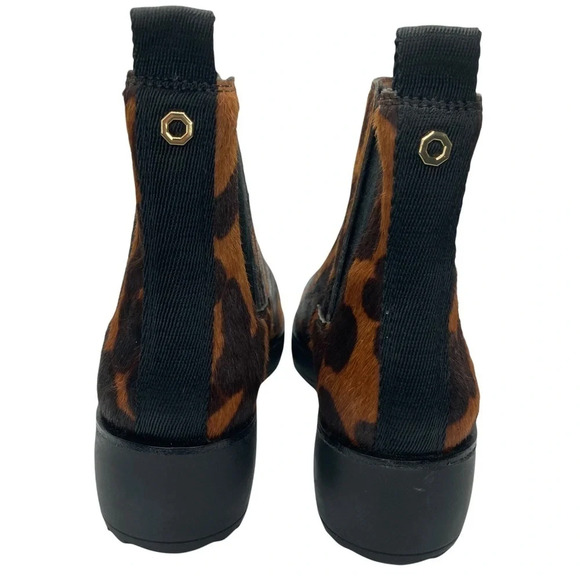NWOT Louise et Cie  Brown Zareb Chelsea Platform Cow Hair Pull Boot Sz:7.5M - Picture 6 of 8
